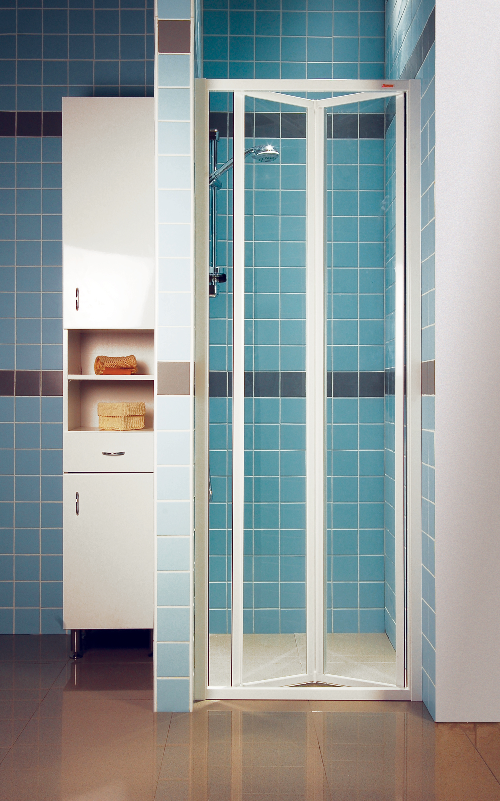 Sprchové dvere RAVAK SDZ3 90 cm biely profil