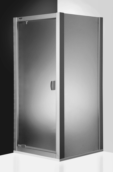 Sprchové dvere ROLTECHNIK ECDO1 90cm striebro/rauch