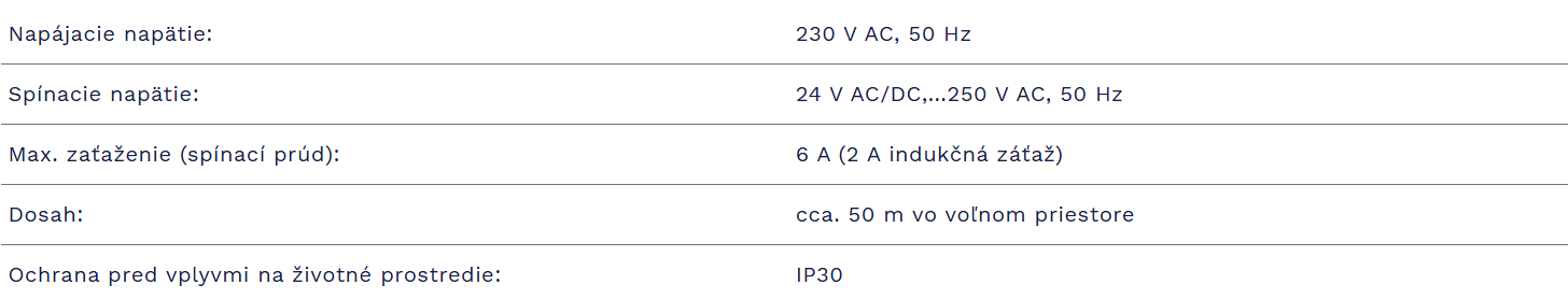 Bezdrôtový prijímač k izbovým termostatom | COMPUTHERM Q3RF/Q7RF (RX) - technické parametre