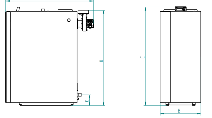 Splyňovací kotol MAGA MA-N28 - technické parametre