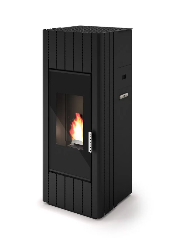 Teplovzdušné kachle na pelety CN9 | 8,6 kW - čierna farba
