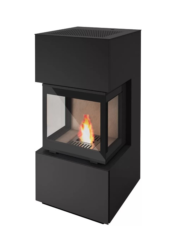 Teplovzdušné kachle na pelety RVC10 | 10,5 kW - čierna farba