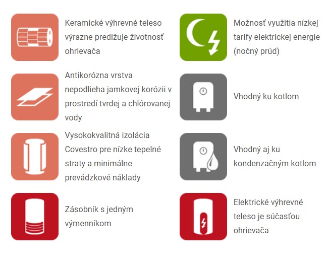 Kombinovaný zásobník teplej vody OKCE NTR/HV/2,2kW - popis