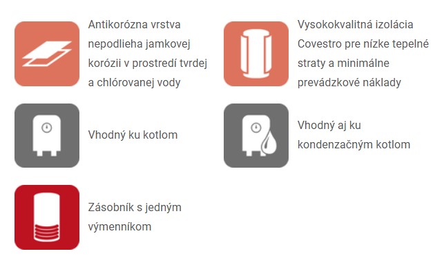 Nepriamoohrevný zásobník teplej vody OKC NTR - popis