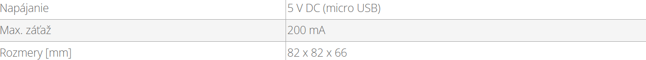 Dokovacia stanica pre SALUS SQ610RF | SALUS CDEU - technické parametre