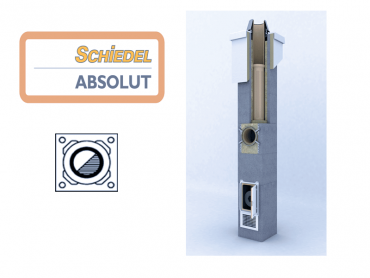 SCHIEDEL ABSOLUT komín 6m, 140mm, 90°