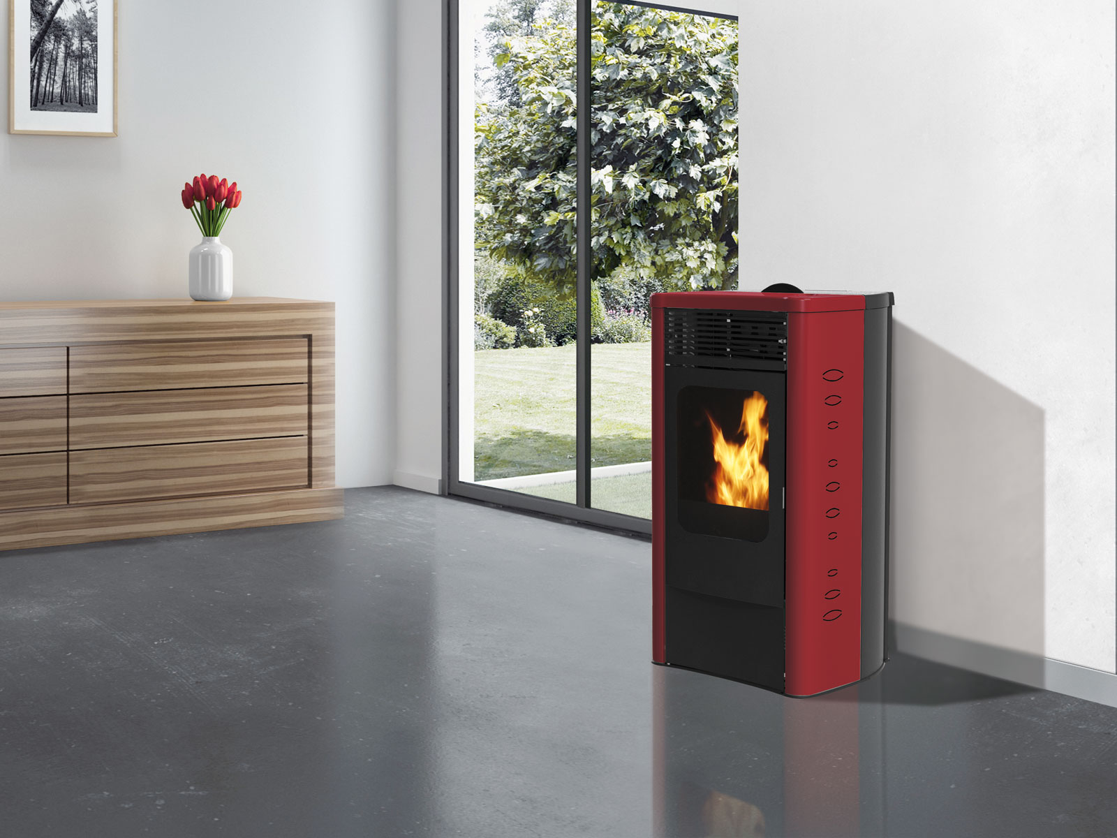 Kachle na pelety DIDA PLUS