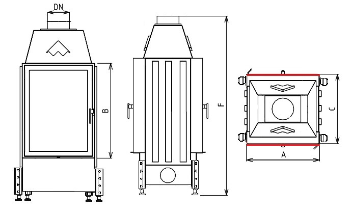 Krbová vložka BYSTRÁ O, VD 570/510