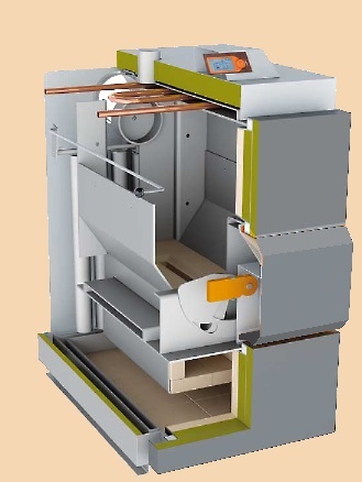 Drevosplyňujúci kotol VIGAS 60 LC s reguláciou AK 4000