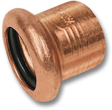 Meď lisovacia viečko 35mm, s koncom na vnútorné lisovanie, meď