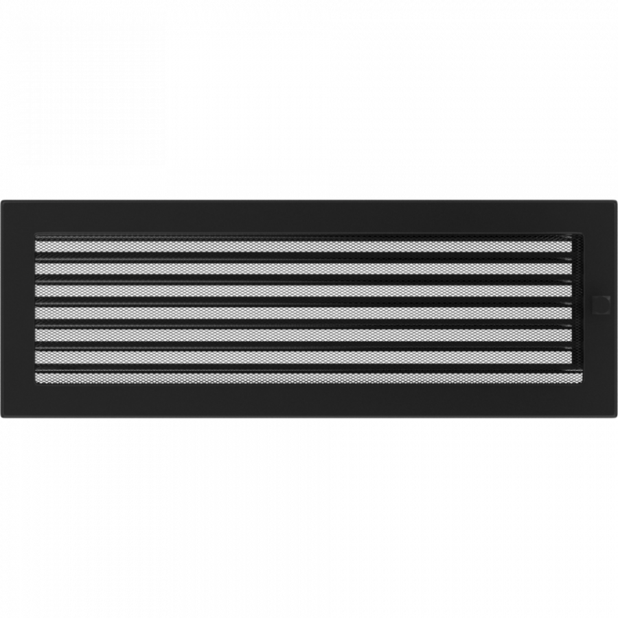 Mriežka 17x49 čierna s klapkou