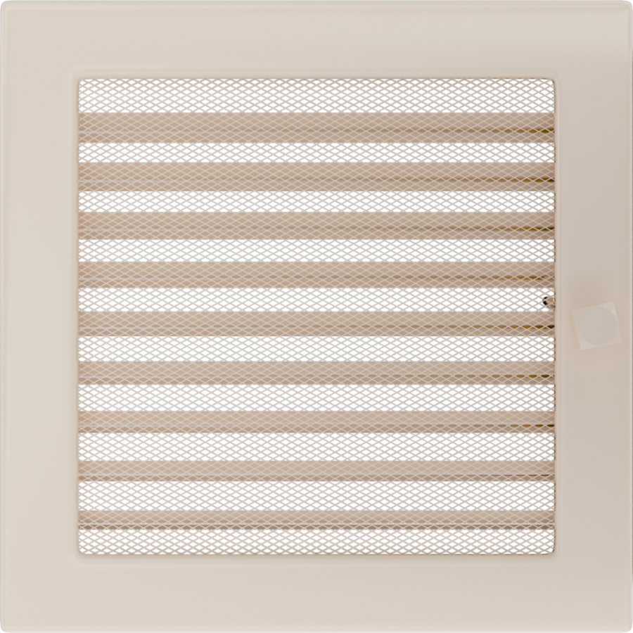 Mriežka 22x22 krémová s klapkou