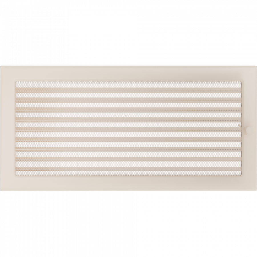 Mriežka 22x45 krémová s klapkou