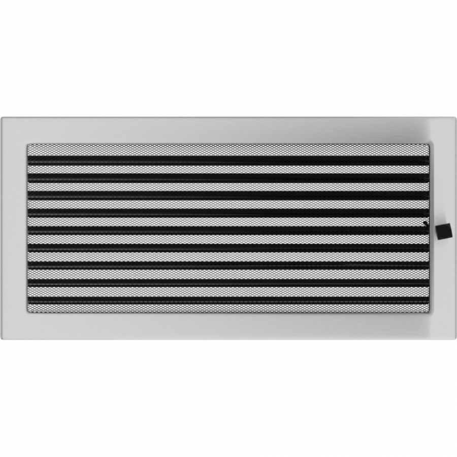 Mriežka 22x45 nerezová s klapkou