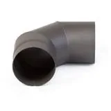 Dymovod, koleno pevné 150 / 90° / 2 mm SA, sivé