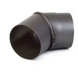 Dymovod, koleno nastaviteľné 150 / 45° / 2 mm SA, sivé