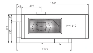 Vetracia mriežka pri využití horného vývodu | ARLBERG