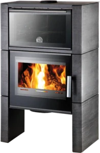 Kachľová pec DALE s rúrou | 4,0 - 8,1 kW