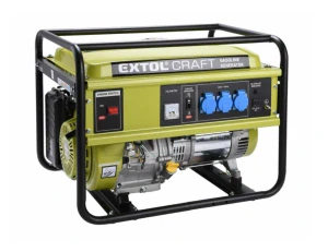 Elektrocentrála rámová benzínová, 1F, 5,5kW/230V, EXTOL CRAFT