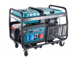 Elektrocentrála rámová benzínová 400V/230V, 12kW/11kW, 22HP dvojvalec, elektrický štart