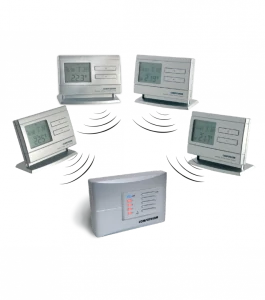 Multizónový bezdrôtový programovateľný izbový termostat | COMPUTHERM Q8 RF set