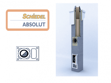 SCHIEDEL ABSOLUT komín 5m, 200mm, 90°