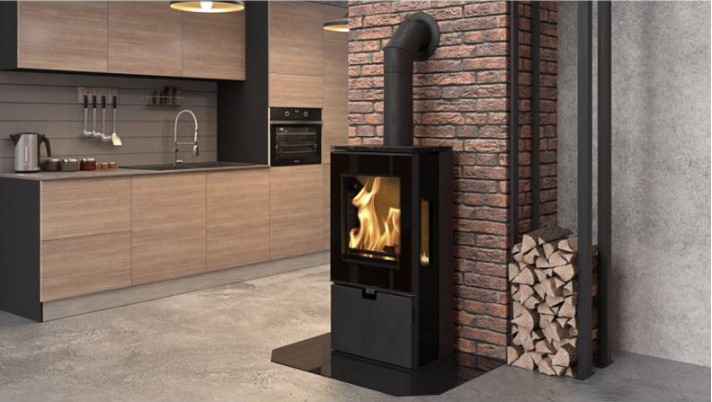 Krbové kachle Wiesbaden, čierne, THORMA EXCLUSIVE