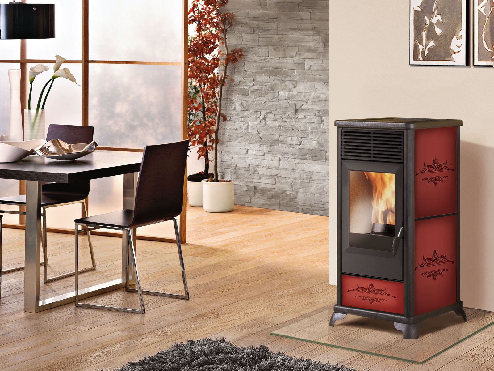 Kachle na pelety CLASSICA 2