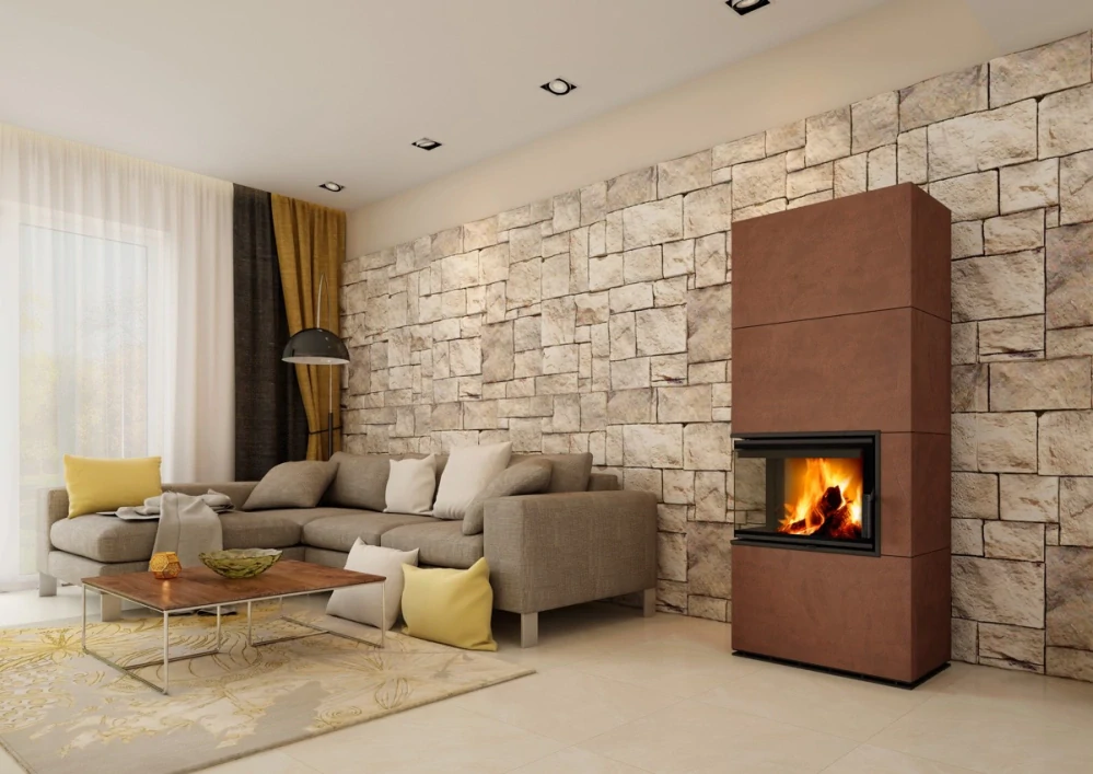 Keramický akumulačný krb SOLID L | 3,5 - 9,1 kW