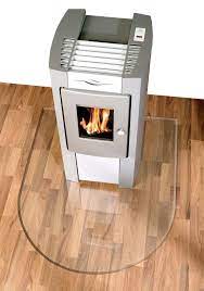 Sklo pod kachle - oblúk