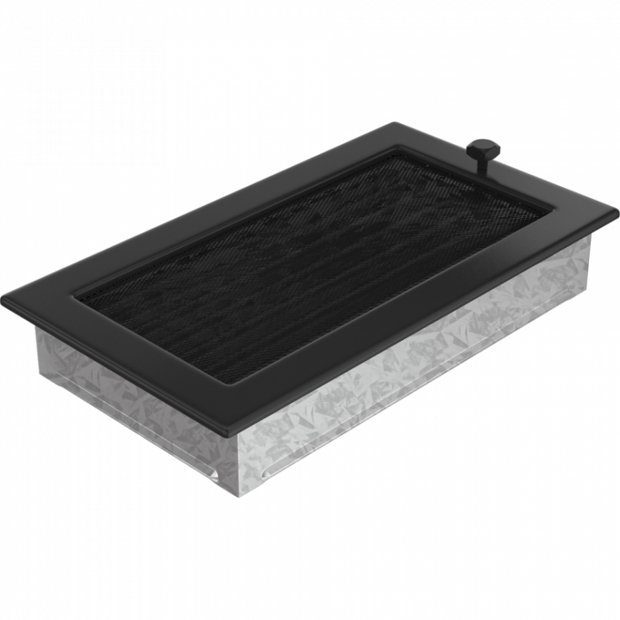 Mriežka 17x30 čierna s klapkou