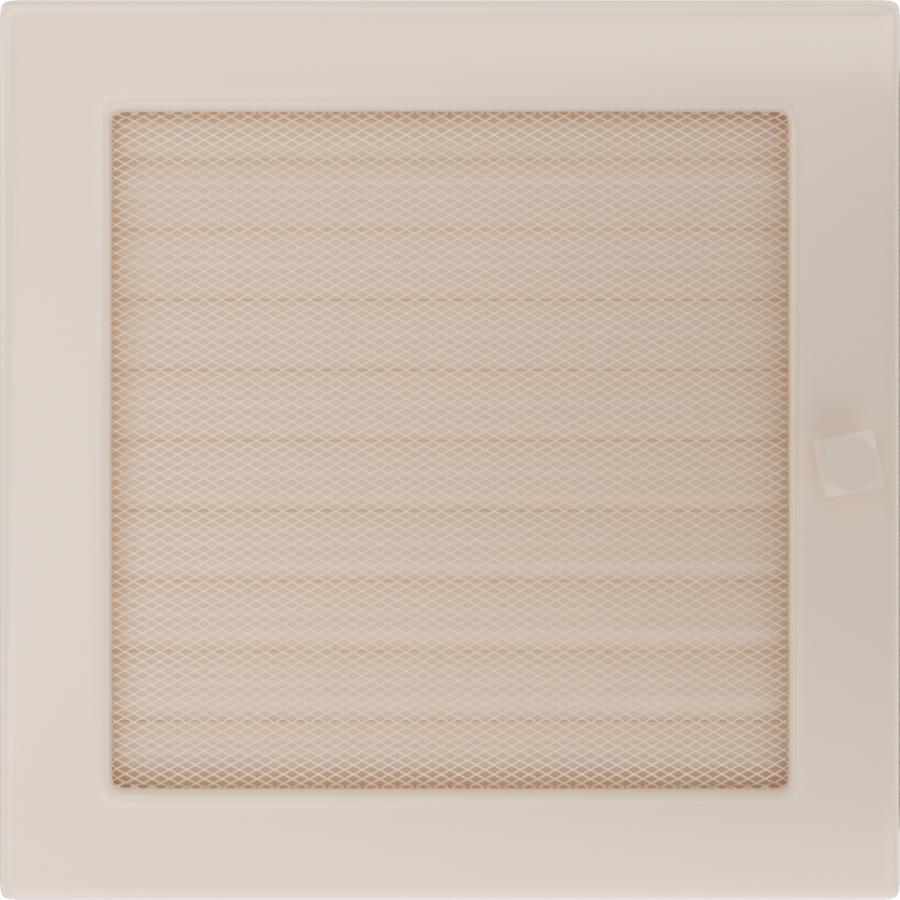 Mriežka 22x22 krémová s klapkou