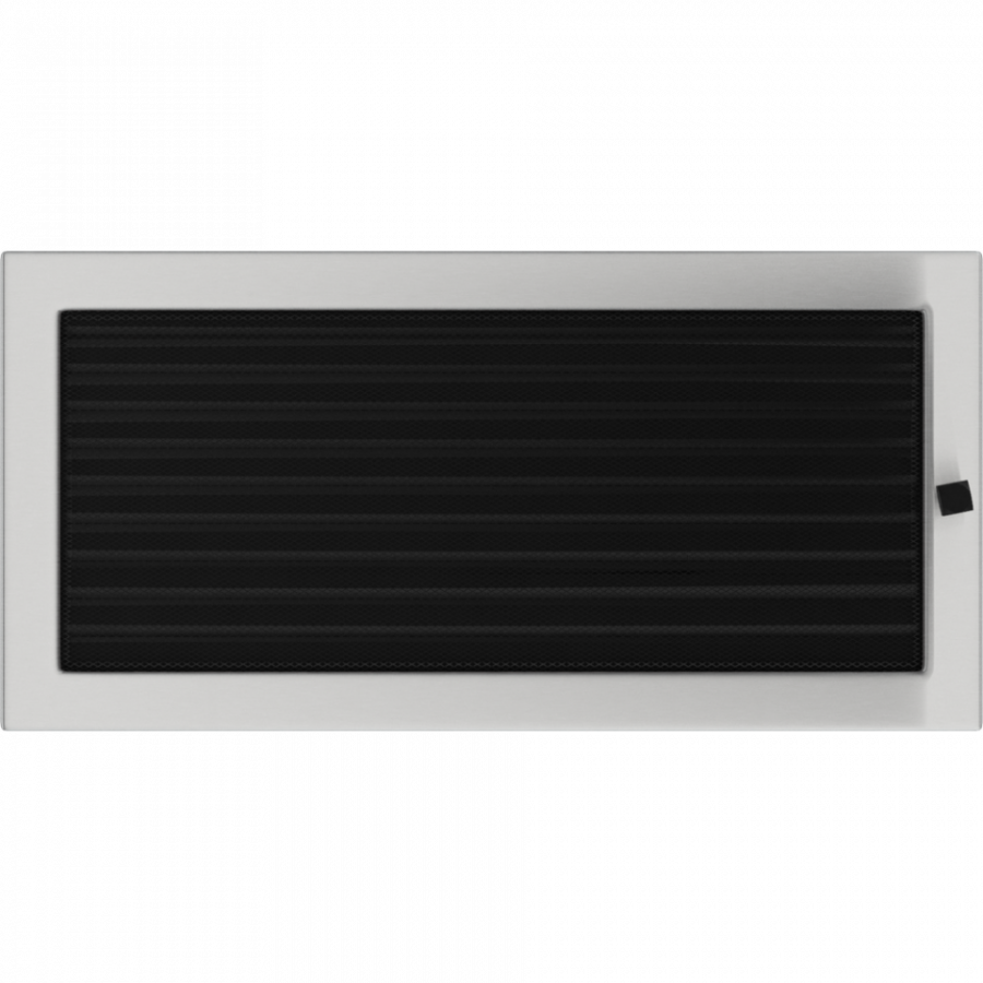 Mriežka 22x45 nerezová s klapkou