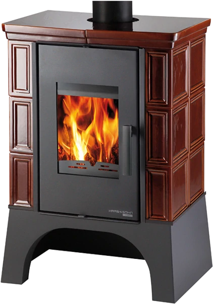 Kachľová pec EBOLI AL II s výmenníkom + ochladzovacia slučka | 4,0 - 12,2 kW 