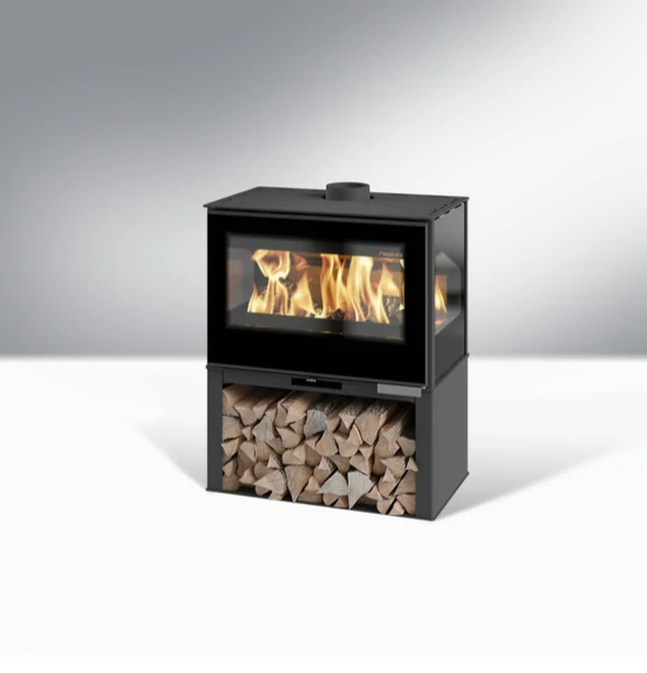 Krbové kachle Monaco Uni, čierna, THORMA