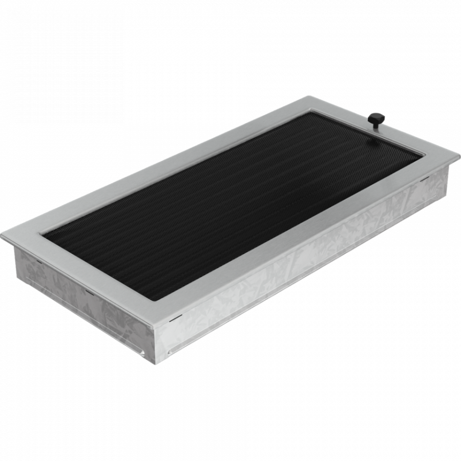 Mriežka 22x45 nerezová s klapkou