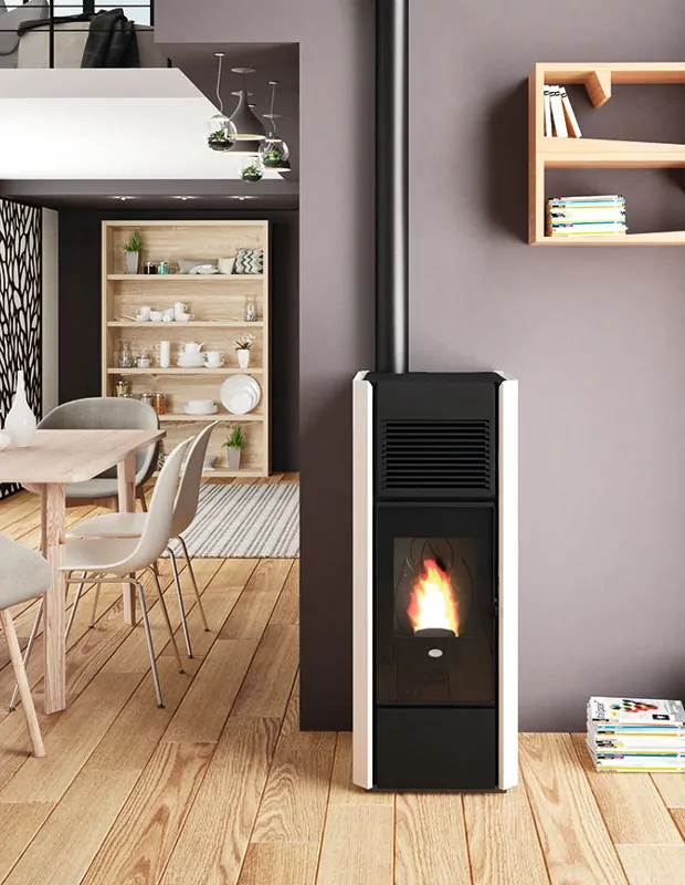 Teplovzdušné kachle na pelety INES | 15,4 kW