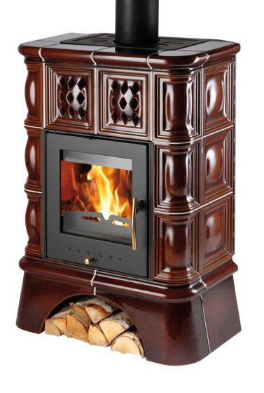 Kachľová pec TREVISO II s výmenníkom + kachľový sokel | 2,7 - 8,0 kW