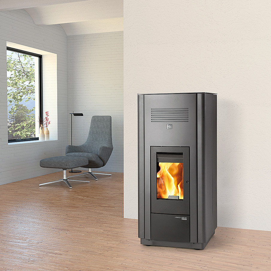 Peletové kachle HSP 6 s výmenníkom | 3,2 - 10,9 kW