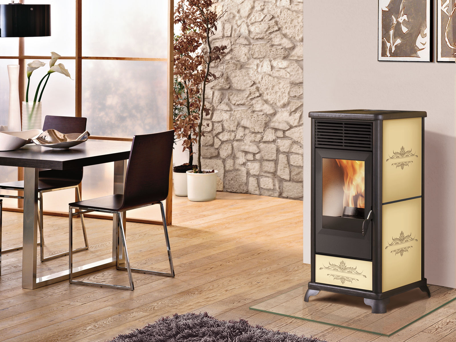 Kachle na pelety CLASSICA 2