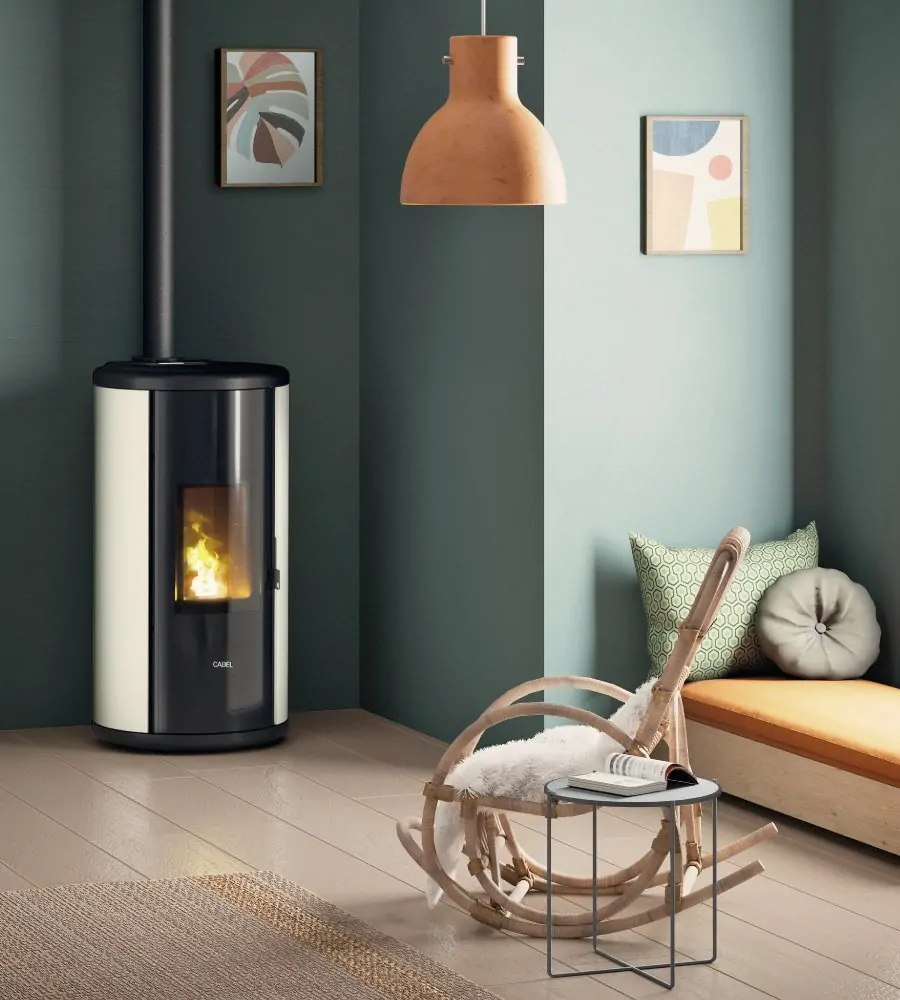 Kachle na pelety SOUND 5 Up – Twin