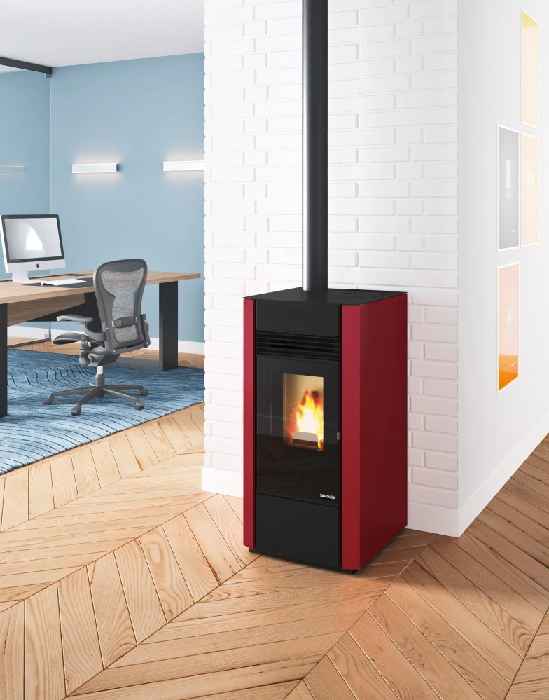 Teplovzdušné kachle na pelety IRMA PLUS | 9,5 kW