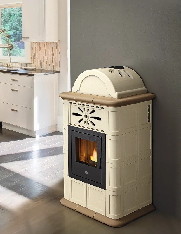 Teplovzdušné kachle na pelety ROSY | 13,8 kW