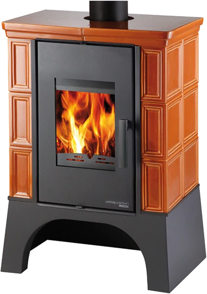Kachľová pec EBOLI AL II s výmenníkom + ochladzovacia slučka | 4,0 - 12,2 kW 