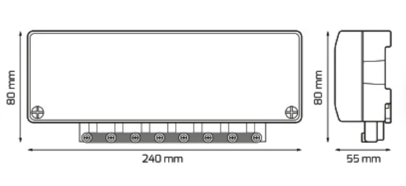Bezdrôtová centrálna svorkovnica | SALUS CB12RF
