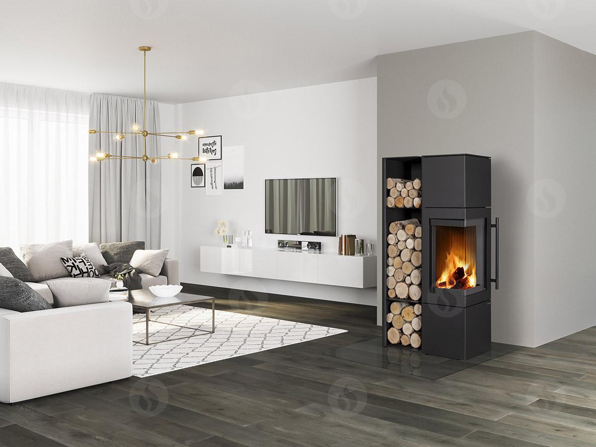 Krbové kachle ESQUINA 3G, plech | 3,0 - 7,7 kW