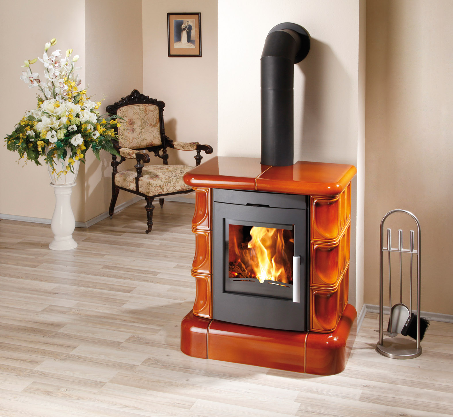 Kachľová pec MANTA | 2,3 - 7,2 kW - POŠKODENÉ