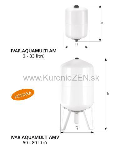 Expanzná nádoba 33L AQUAMULTI